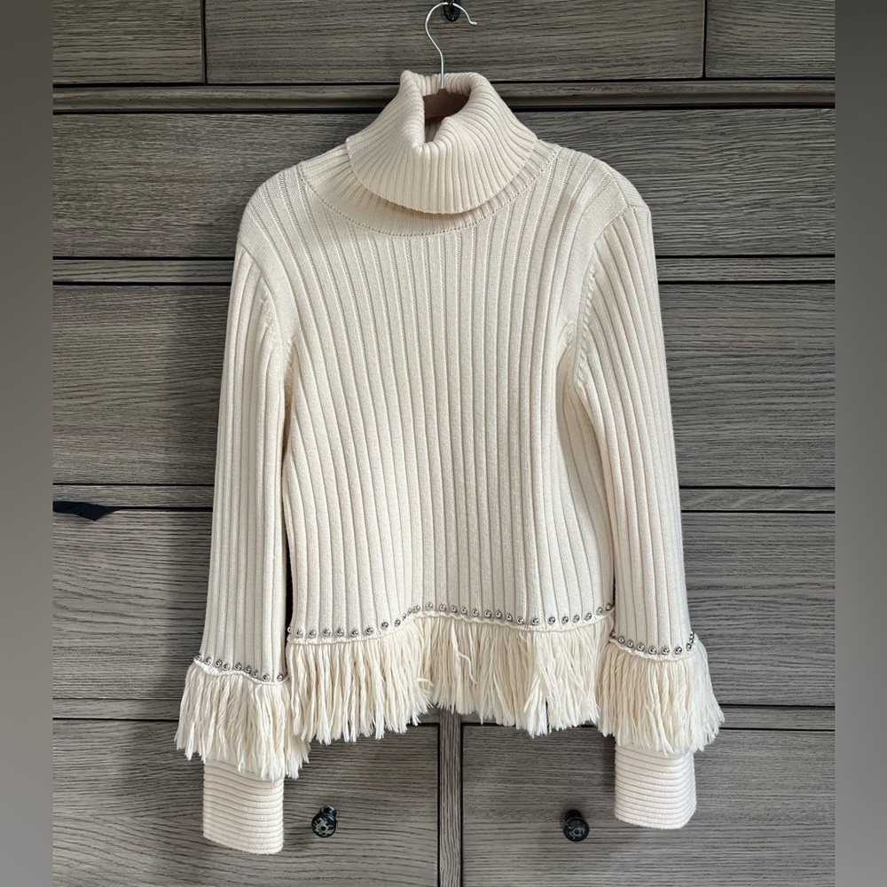 Jonathan Simkhai Rib Knit Sweater Size Medium